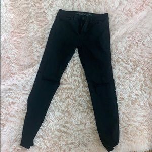 Black american eagle ripped jeans